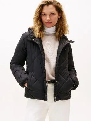 Lightweight Hooded Padded Quilted Jacket
