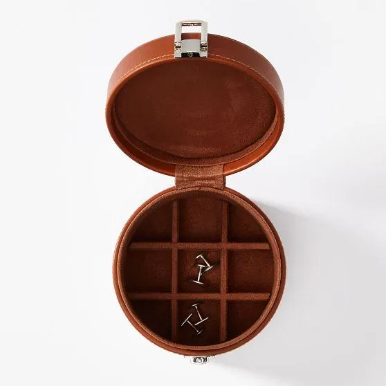 Dresser Top Round Single Watch Box