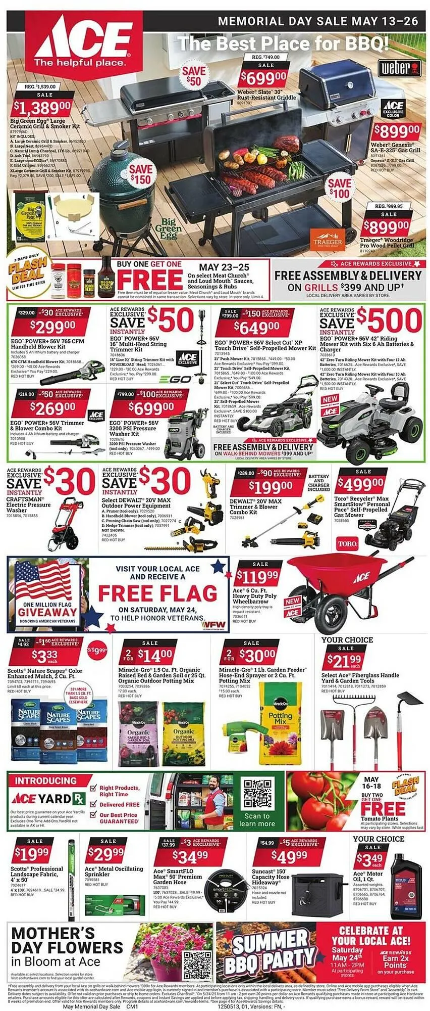 Weekly ad Ace Hardware Weekly Ad from May 13 to May 26 2025 - Page 1