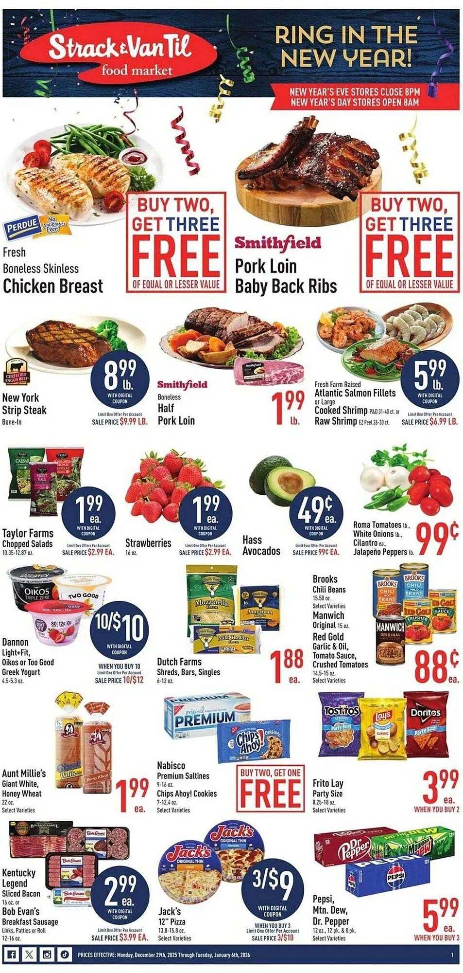 Weekly ad Strack & Van Til weekly ad from December 29 to January 6 2026 - Page 1