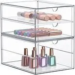 Sorbus 2-pk Makeup Organizer With 3 Drawers