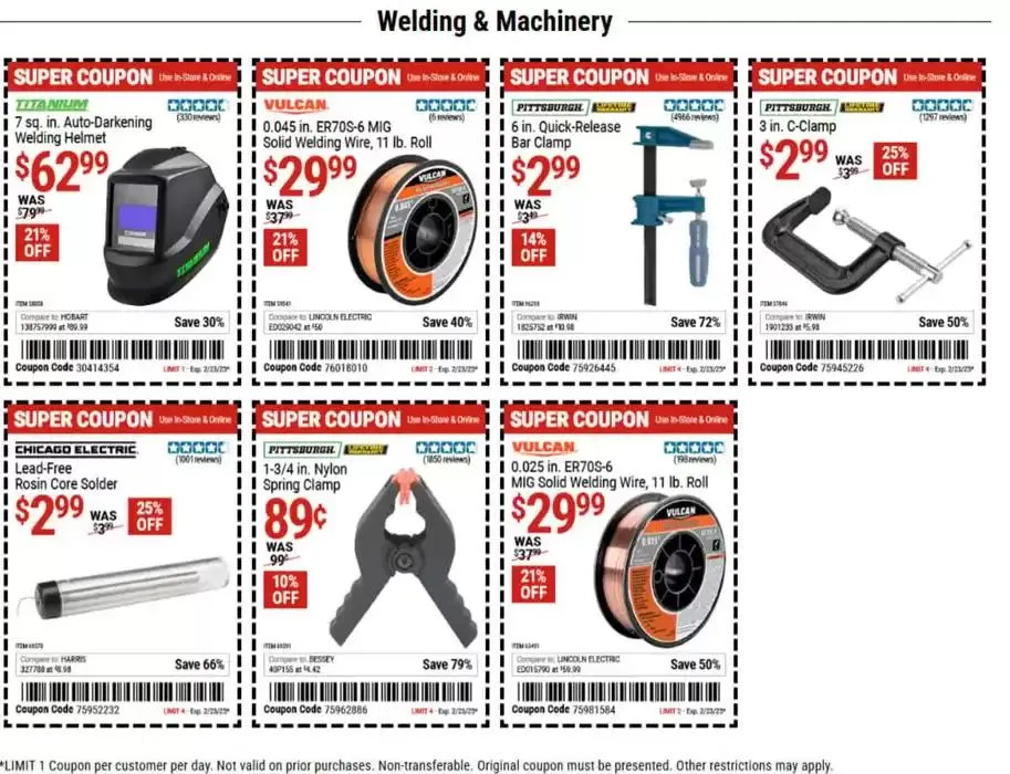 Weekly ad Harbor Freight Tools weekly ad from February 10 to February 24 2025 - Page 12
