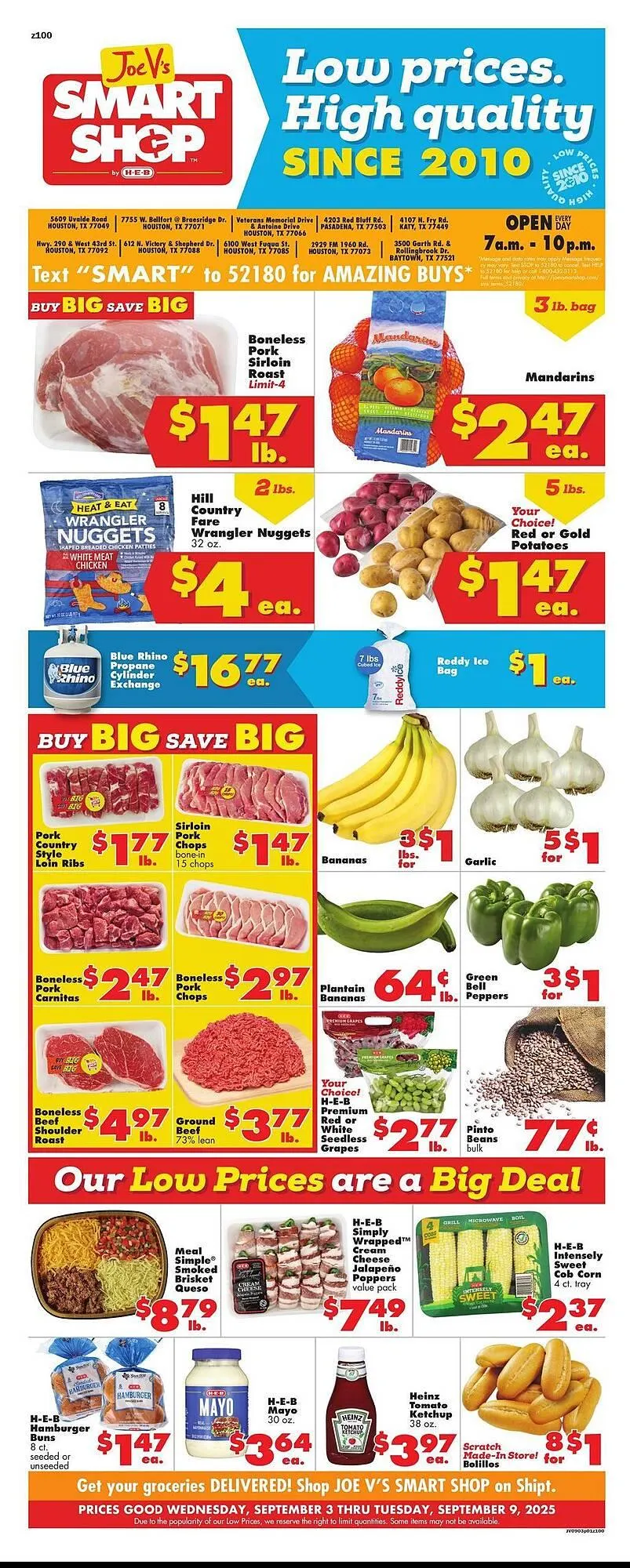 Weekly ad Joe V's Smart Shop weekly ad from September 3 to September 9 2025 - Page 1