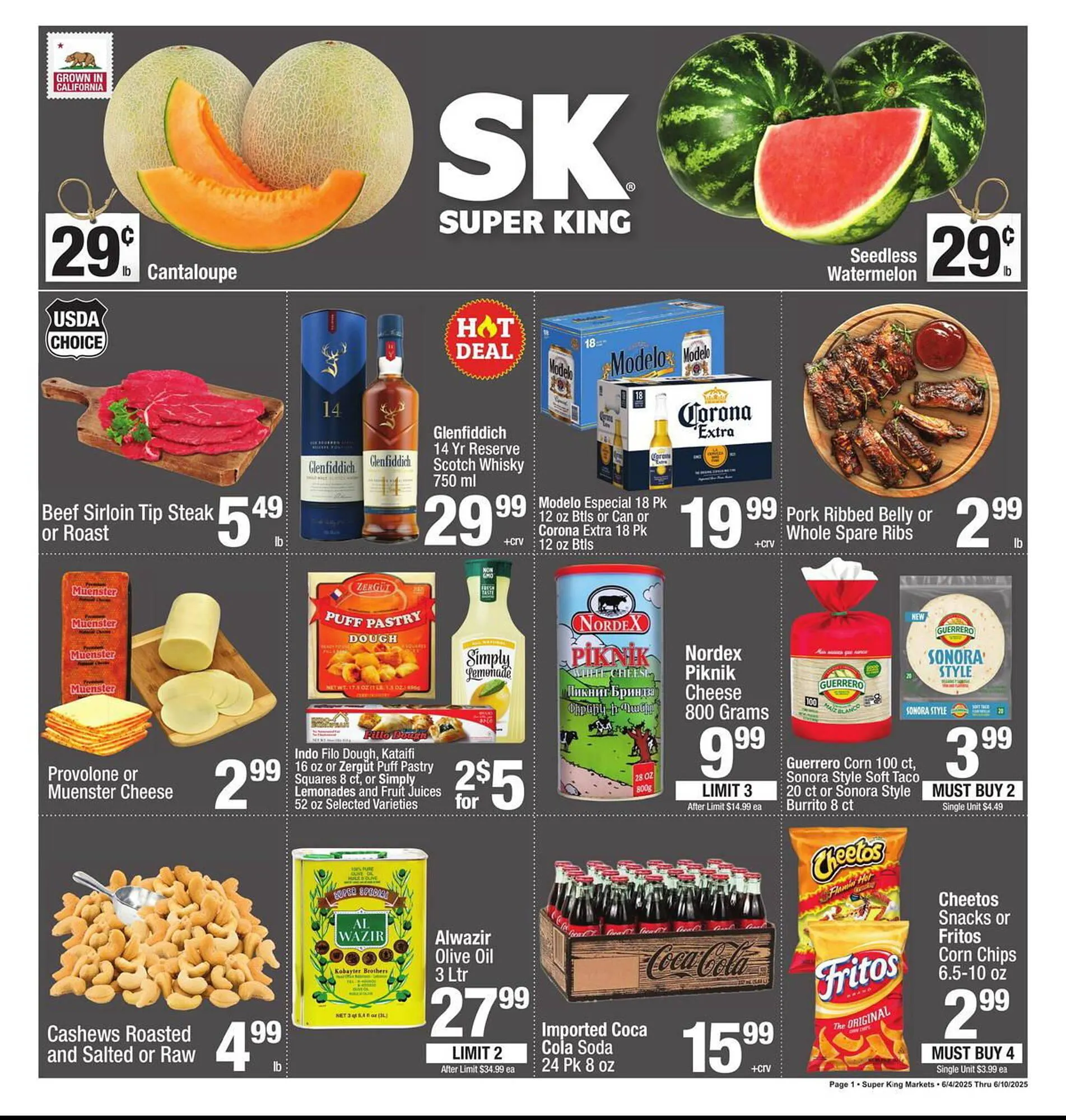 Weekly ad Super King Markets Weekly Ad from June 4 to June 10 2025 - Page 1