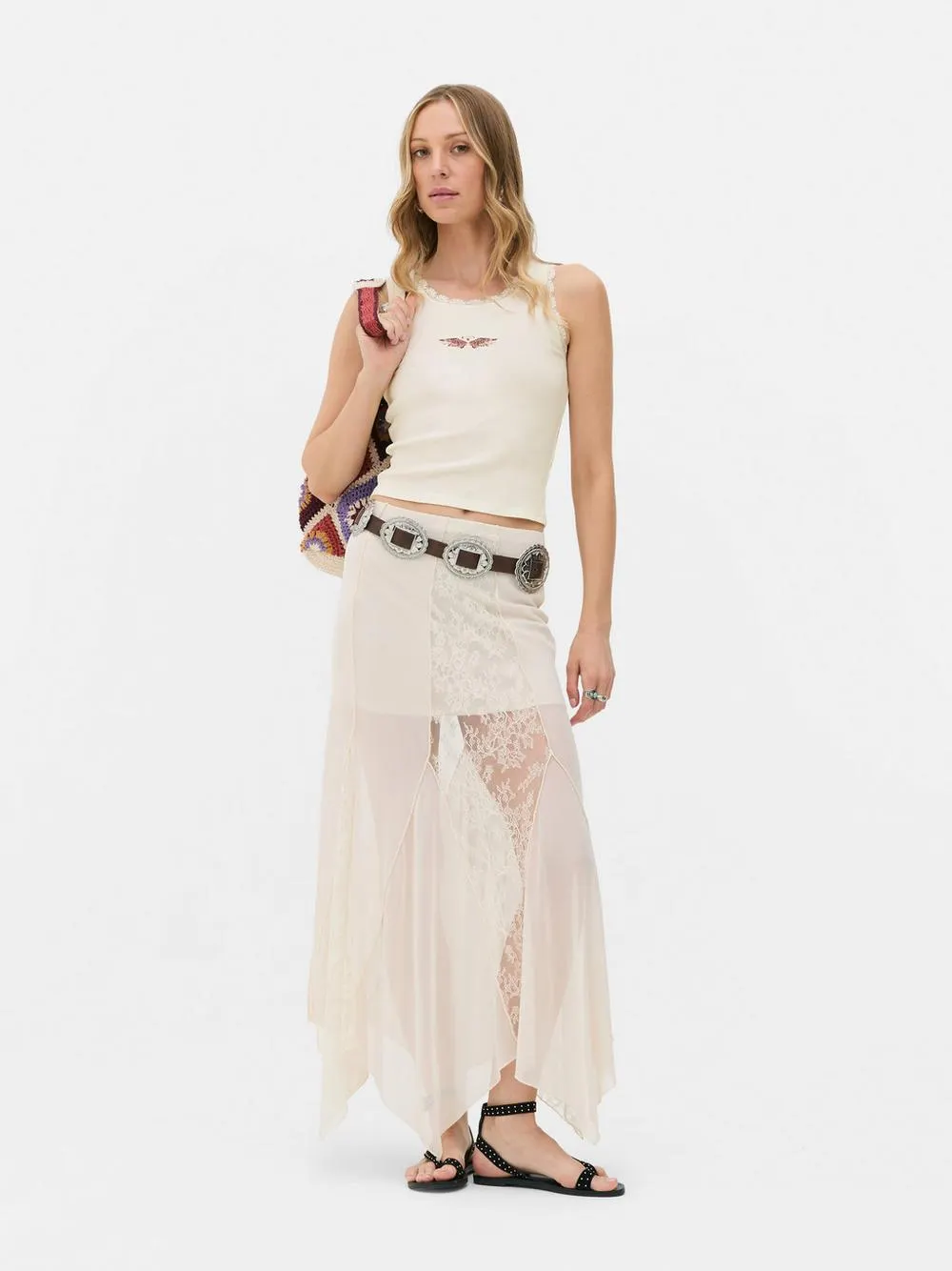 Rita Ora Picot Trim Vest