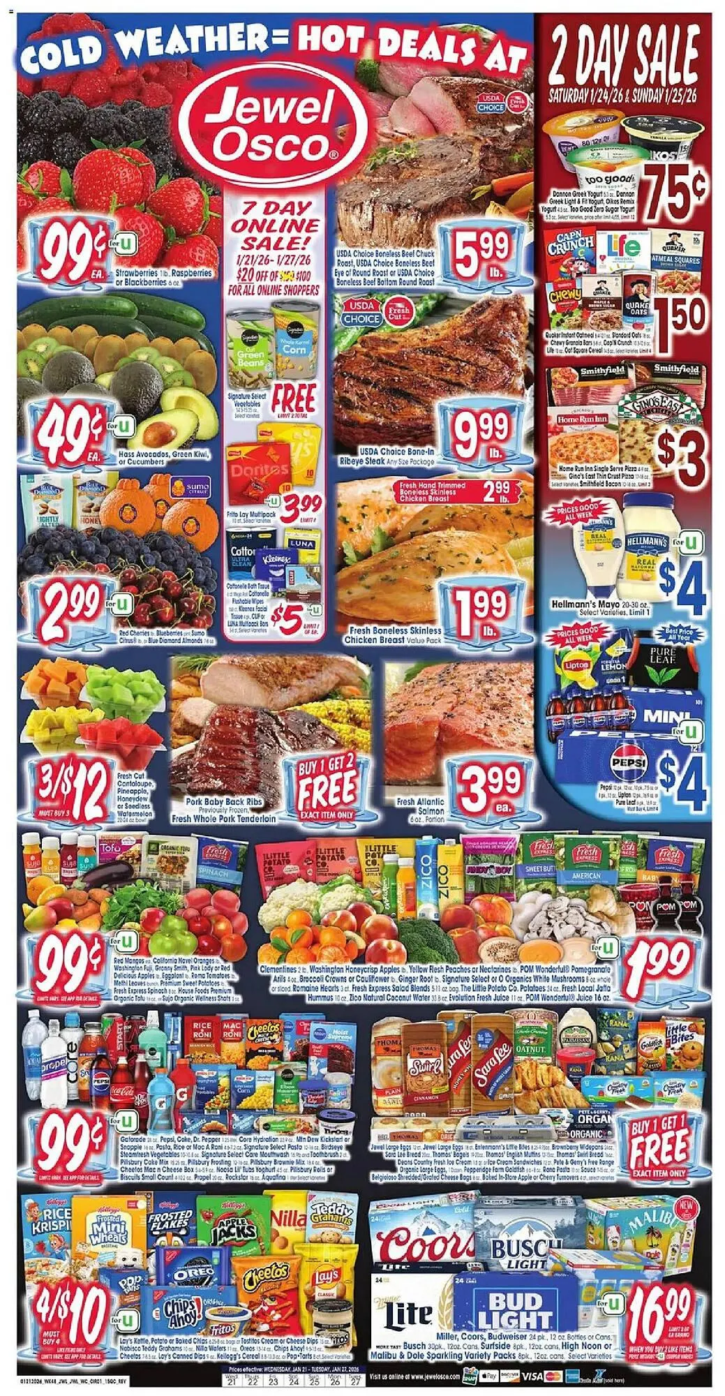 Weekly ad Jewel-Osco weekly ad from January 21 to January 27 2026 - Page 1