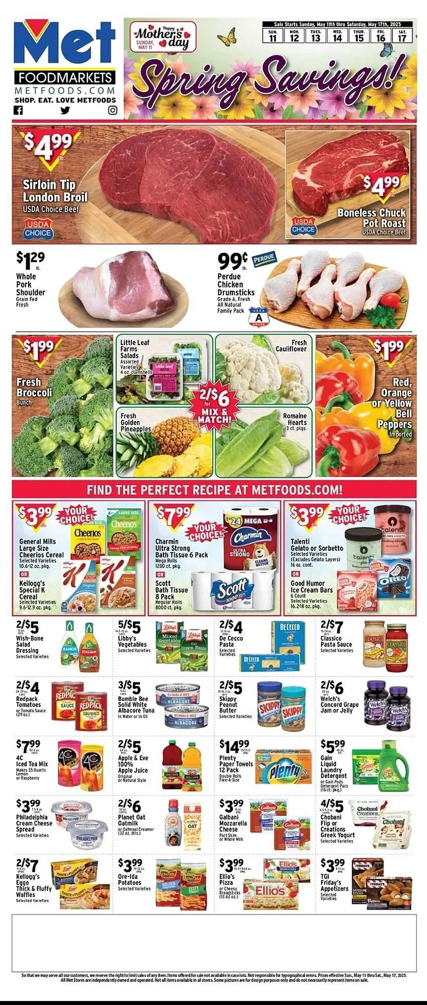 Weekly ad Met Foodmarkets Weekly Ad from May 11 to May 17 2025 - Page 1
