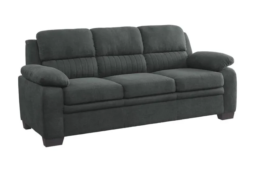 Bryn Dark Grey Fabric 80" Sofa