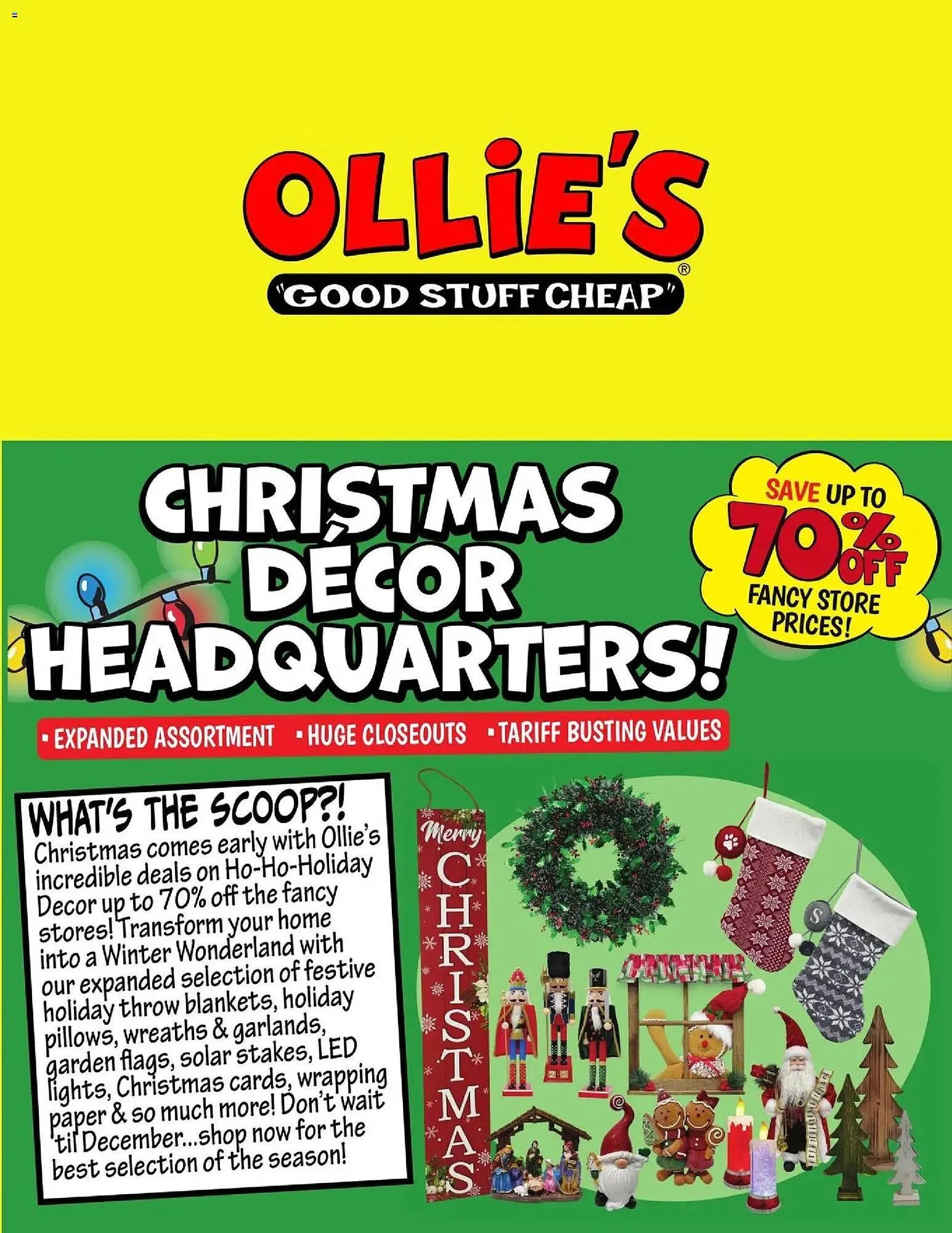 Ollies weekly ad - 1