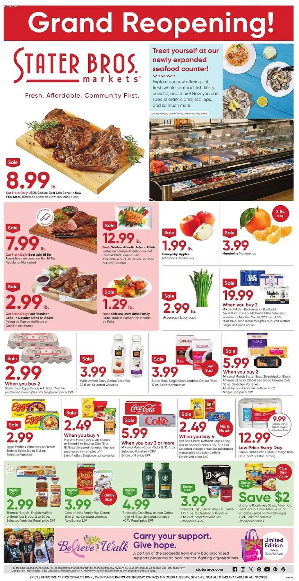 Weekly ad Stater Bros weekly ad from September 17 to September 23 2025 - Page 1