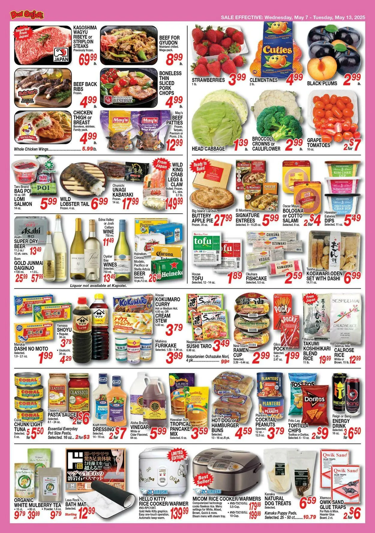 Weekly ad Don Quijote Hawaii from May 7 to May 13 2025 - Page 2