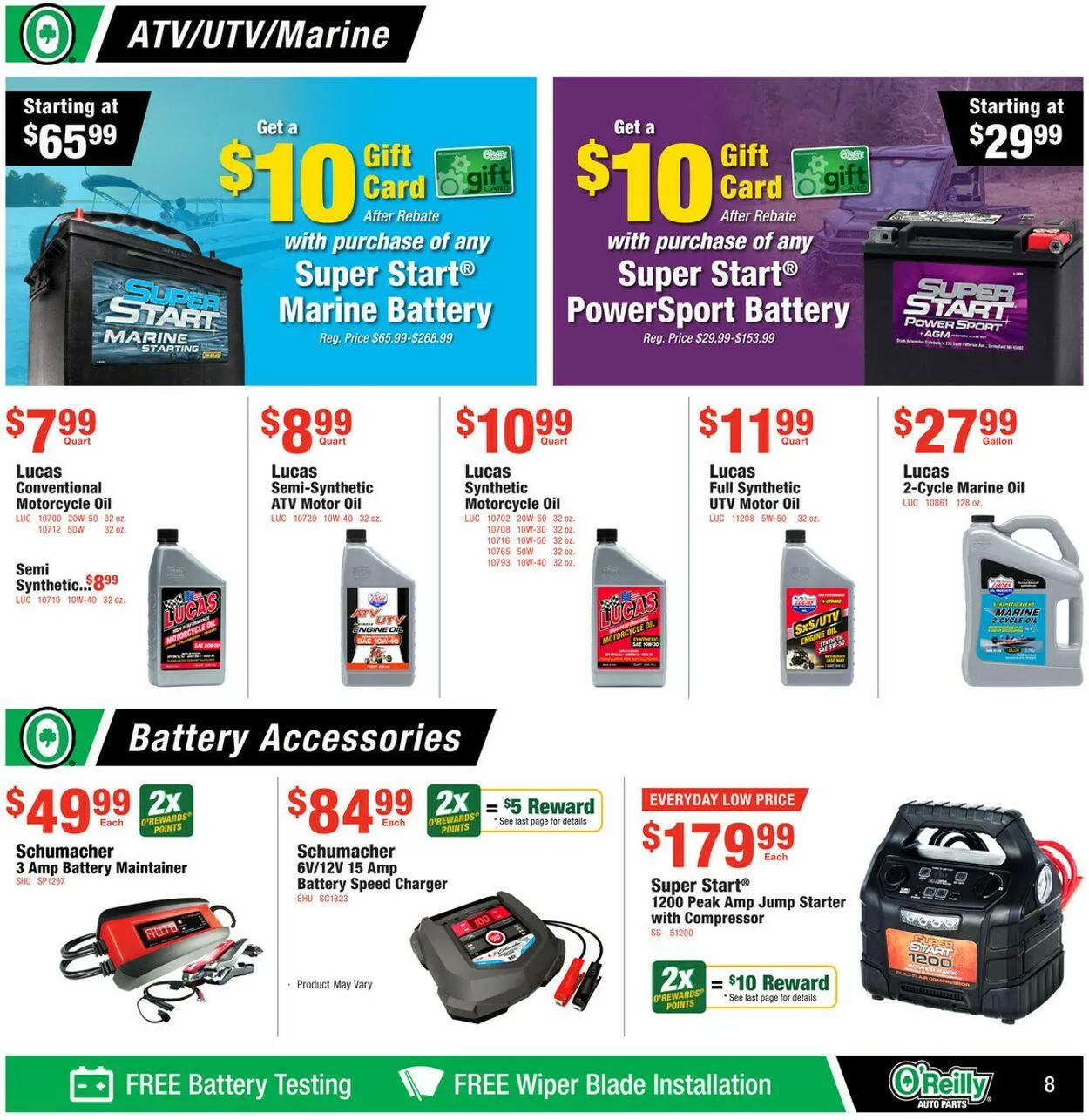 Weekly ad O’Reilly Auto Parts from April 30 to May 27 2025 - Page 8