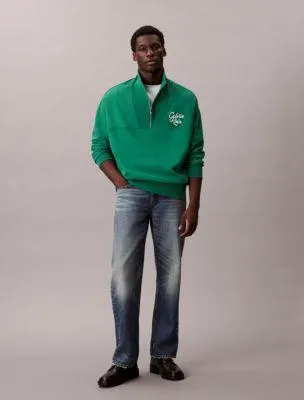 Premium Fleece Relaxed Quarter Zip Sweatshirt