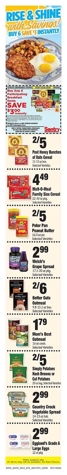 Weekly ad Sentry weekly ad from February 2 to February 8 2026 - Page 6