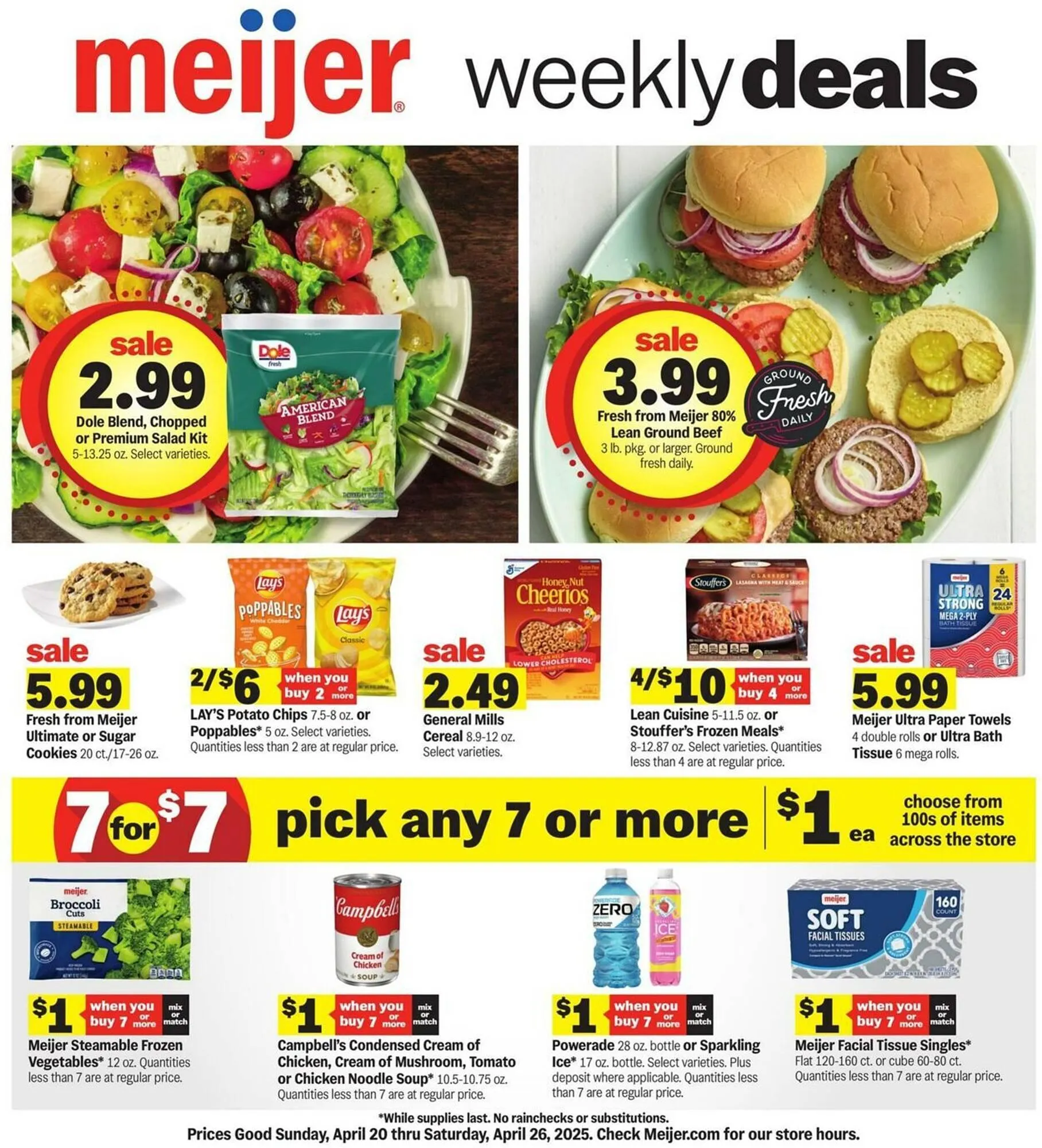 Weekly ad Meijer Weekly Ad from April 20 to April 26 2025 - Page 1