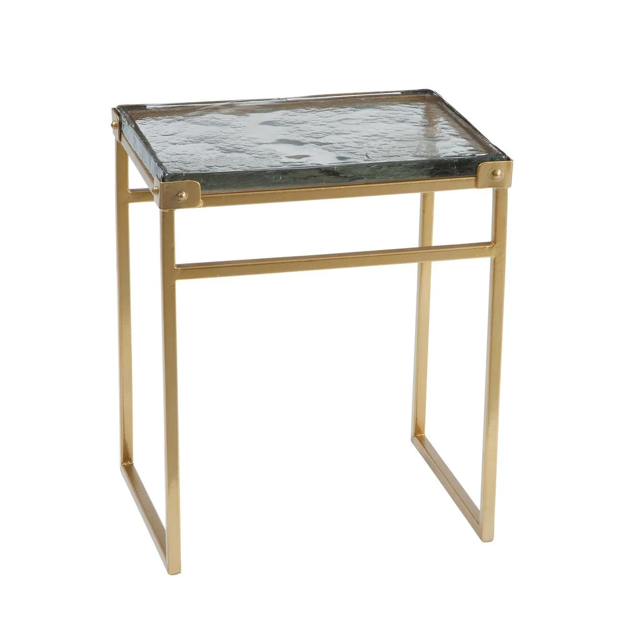 Rachel Cast Glass Accent Table