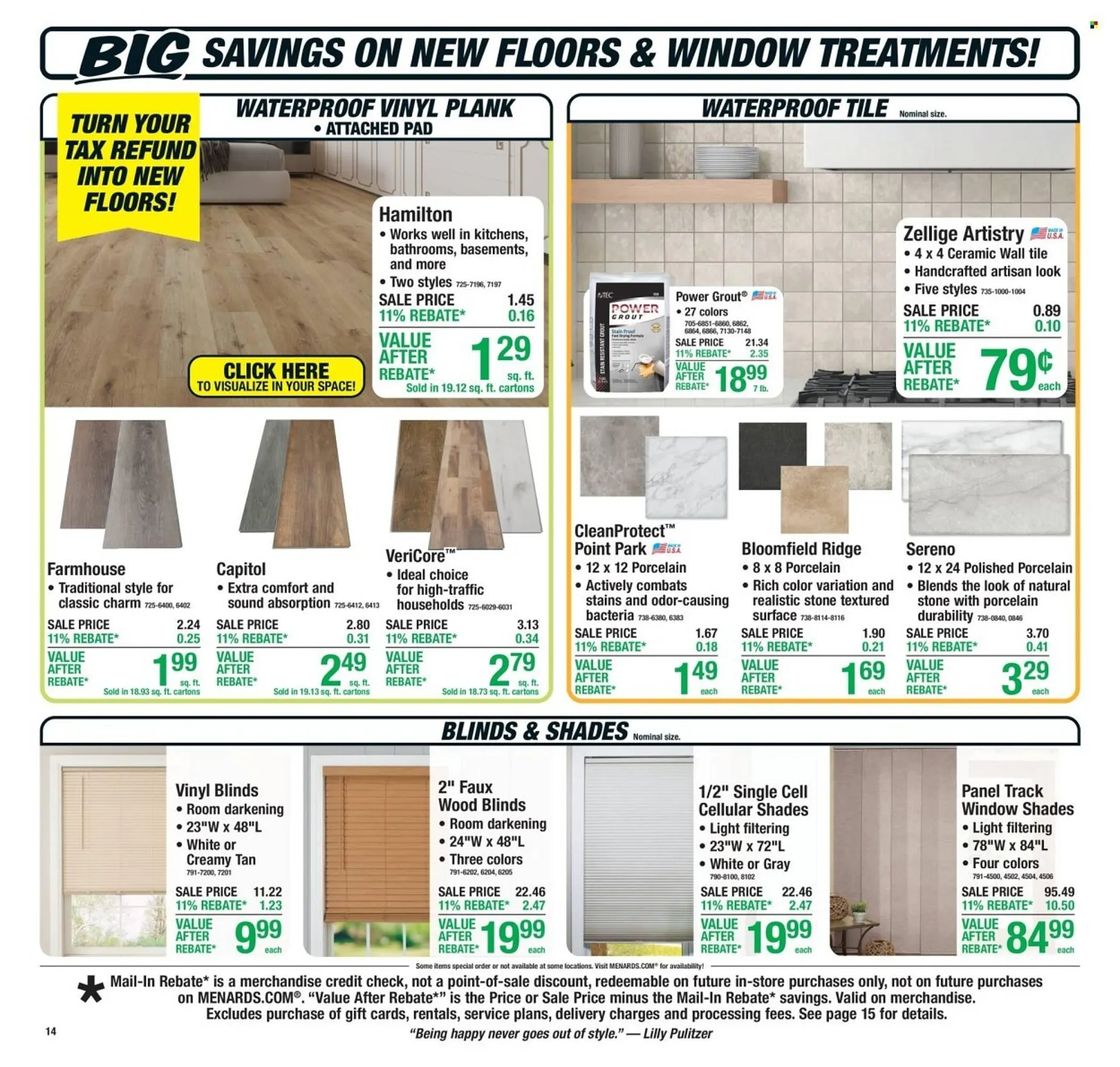 Weekly promotion Menards weekly ad spanning from April 2 to April 12 2026 - Page 19 for Catalogue 365