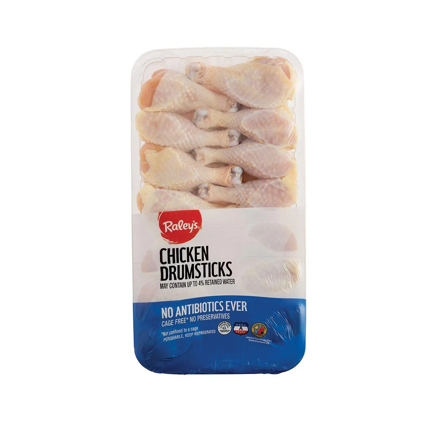 Raley's Chicken Drumsticks, Club Pack, No Antibiotics Ever
