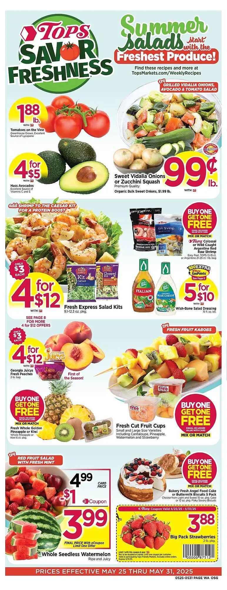 Weekly ad Tops Weekly Ad from May 25 to May 31 2025 - Page 1