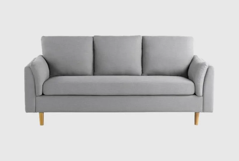 Stella Light Grey Sofa | Fabric