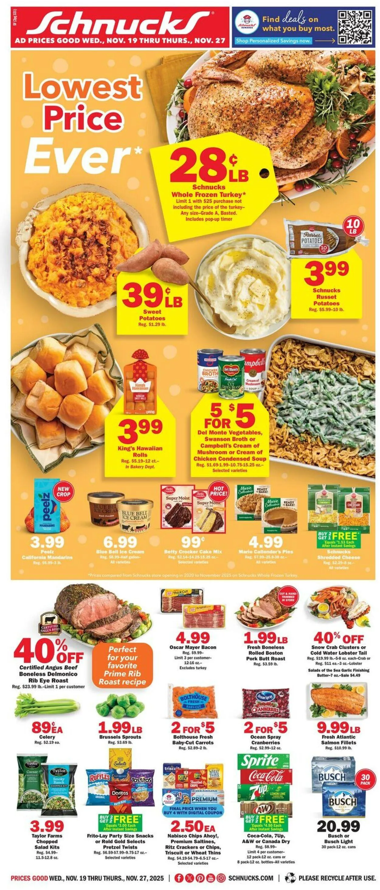 Weekly ad Schnucks Current weekly ad from November 19 to November 27 2025 - Page 1