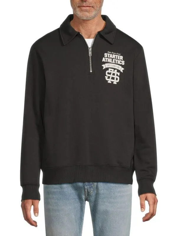 Graphic Terry Pullover Sweatshirt