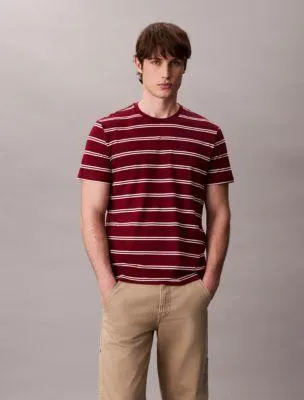 Liquid Touch Stripe Crewneck T-Shirt