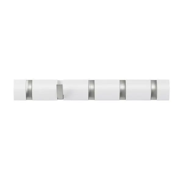 Umbra Whitewashed 5-Hook Flip Rack
