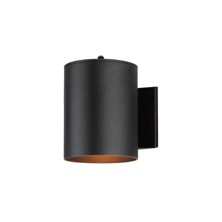 Barbara Single Light Cylinder Outdoor Aluminum Wall Light