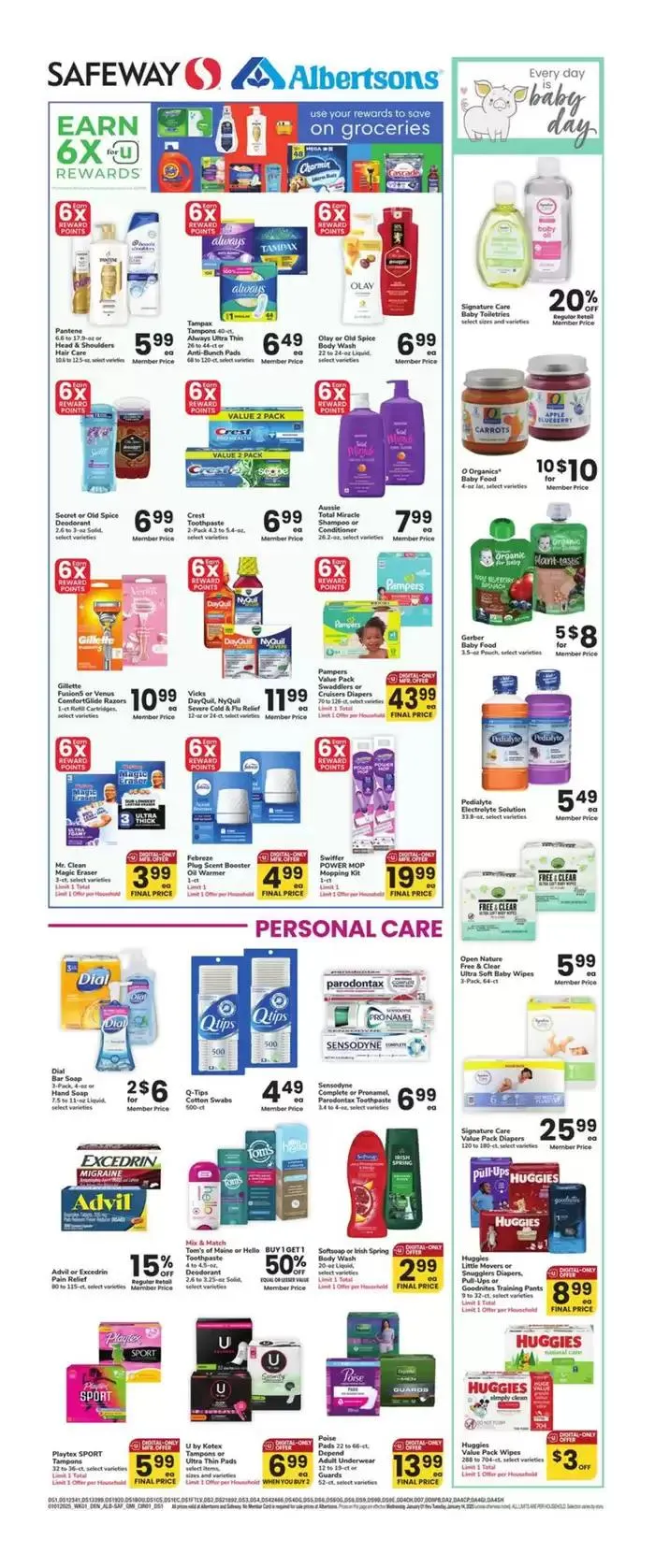 Weekly ad Albertsons - Denver - GMI from January 1 to January 14 2025 - Page 1