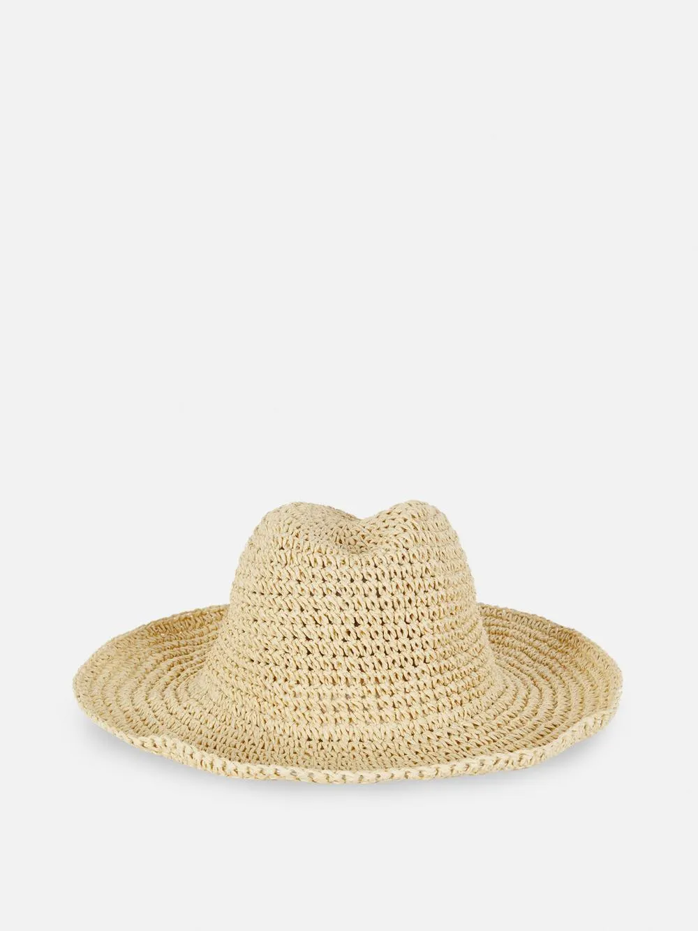 Gewebter Cowboyhut aus Stroh