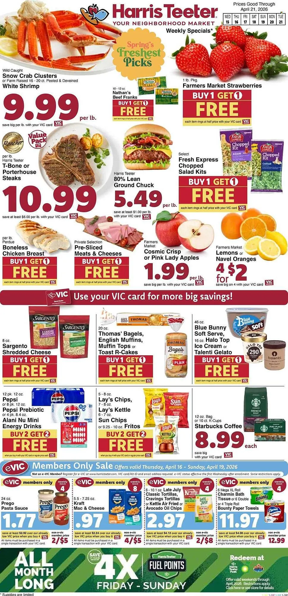 Weekly ad Harris Teeter weekly ad from April 15 to April 21 2026 - Page 1