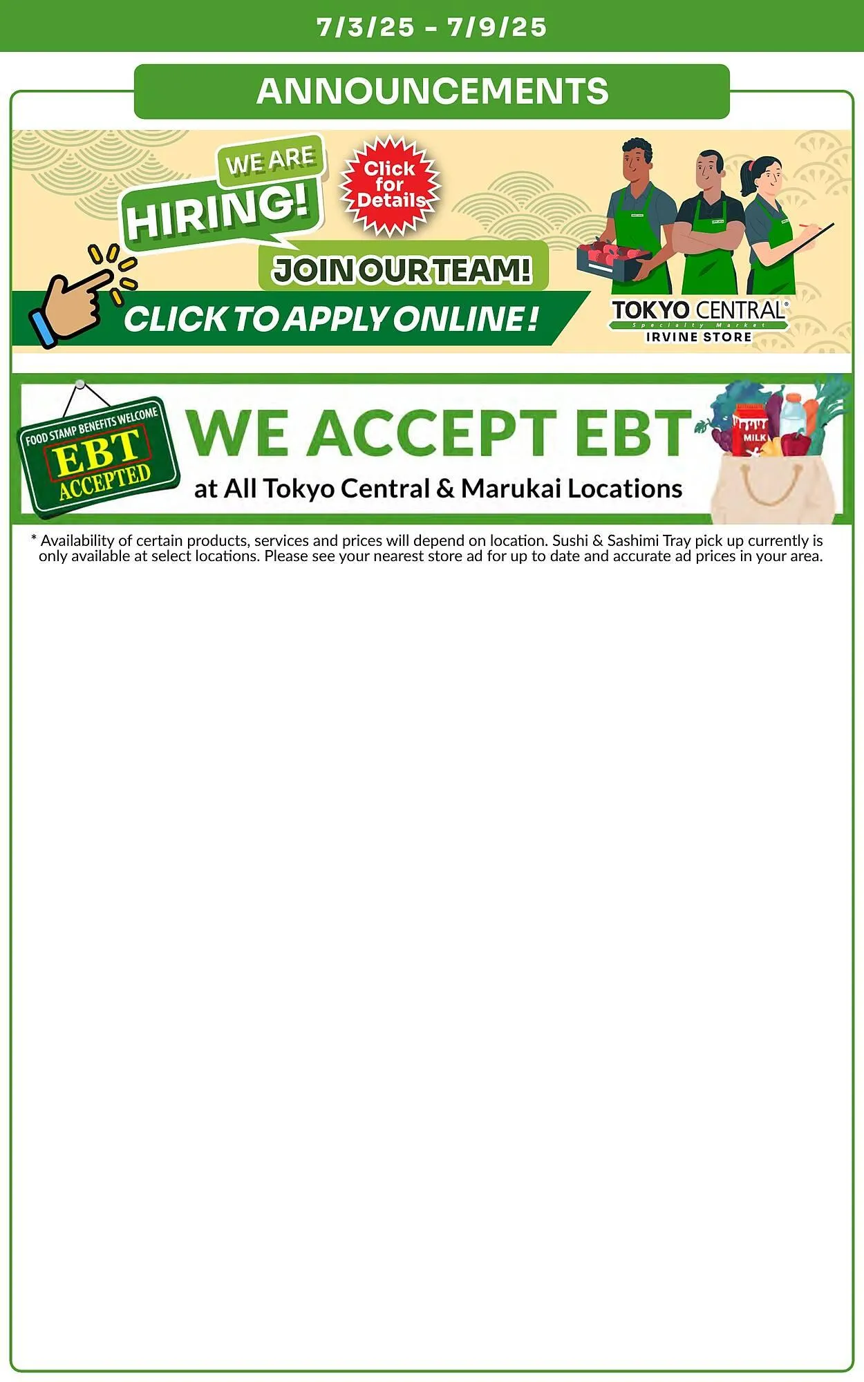 Weekly ad Tokyo Central Specialty Market Weekly Ad from July 3 to July 9 2025 - Page 11