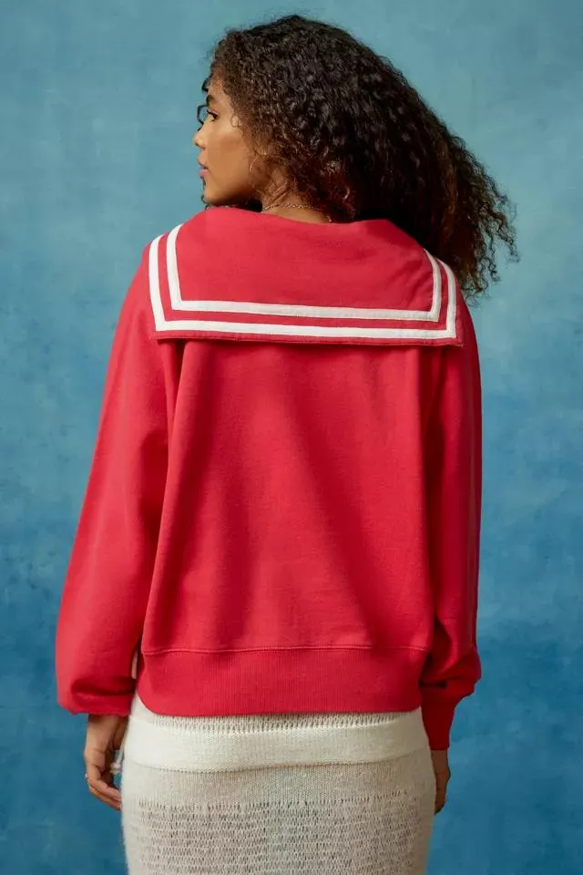 BDG Hampton Lace-Up Sweatshirt