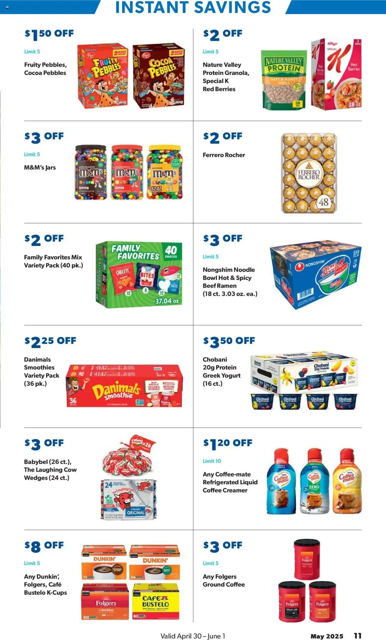 Weekly ad Sam's Club Savings Book May 2025 from April 30 to June 1 2025 - Page 11