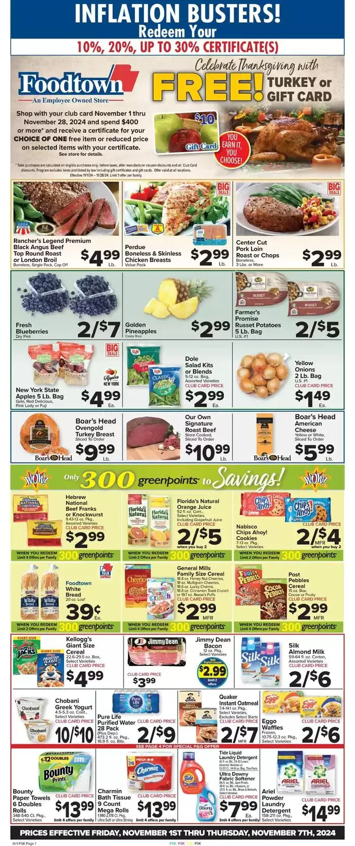 Weekly ad Great discounts on selected products from November 1 to November 7 2024 - Page 1