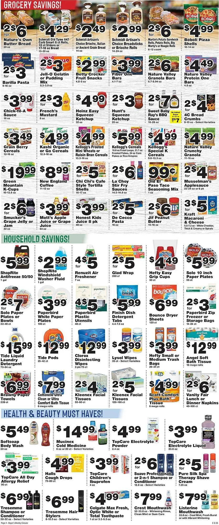 Weekly ad Boyer's Food Markets weekly ad from February 8 to February 14 2026 - Page 4