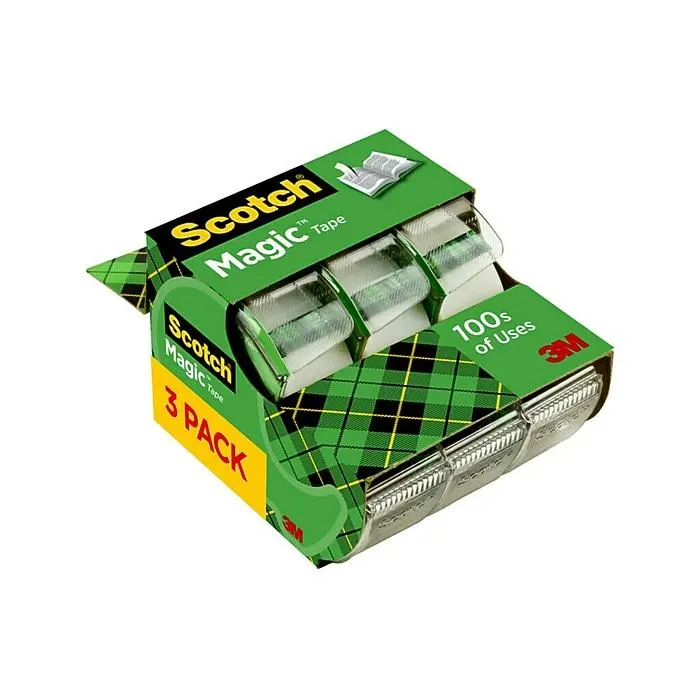 Scotch Magic Invisible Clear Tape With Dispenser,
