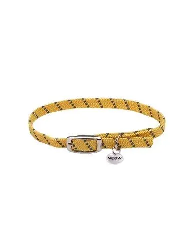 ElastaCat® Reflective Safety Stretch Collar with Reflective Charm, Yellow, 3/8" x 10"