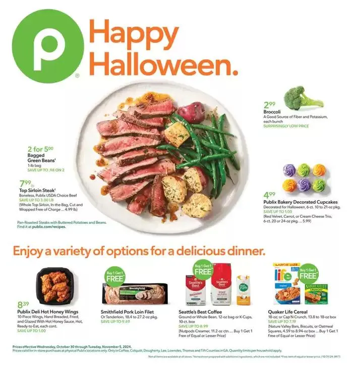 Weekly ad Top offers for smart savers from October 30 to November 5 2024 - Page 1