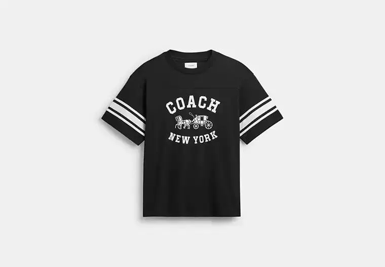 Horse And Carriage Relaxed T Shirt In Organic Cotton