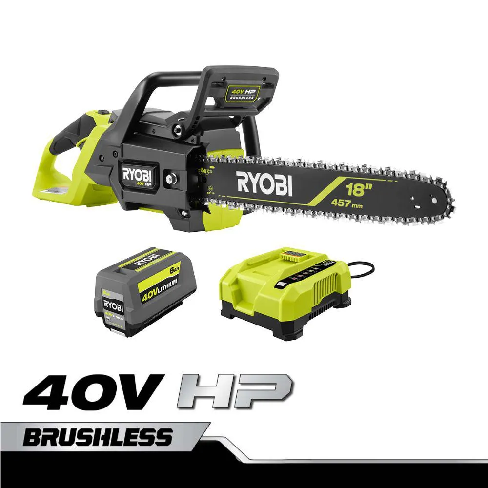 40V HP BRUSHLESS 18" CHAINSAW KIT
