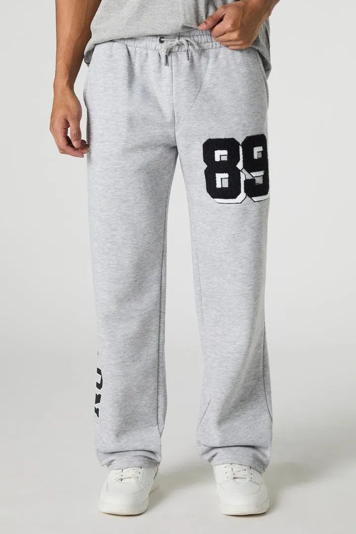 89 Chenille Embroidered Fleece Sweatpant