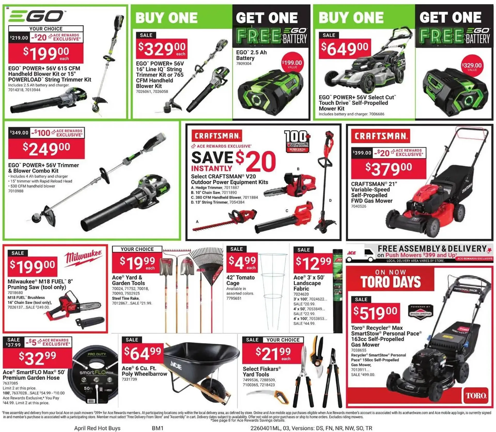Weekly ad Ace Hardware flyer from April 1 to April 28 2026 - Page 3