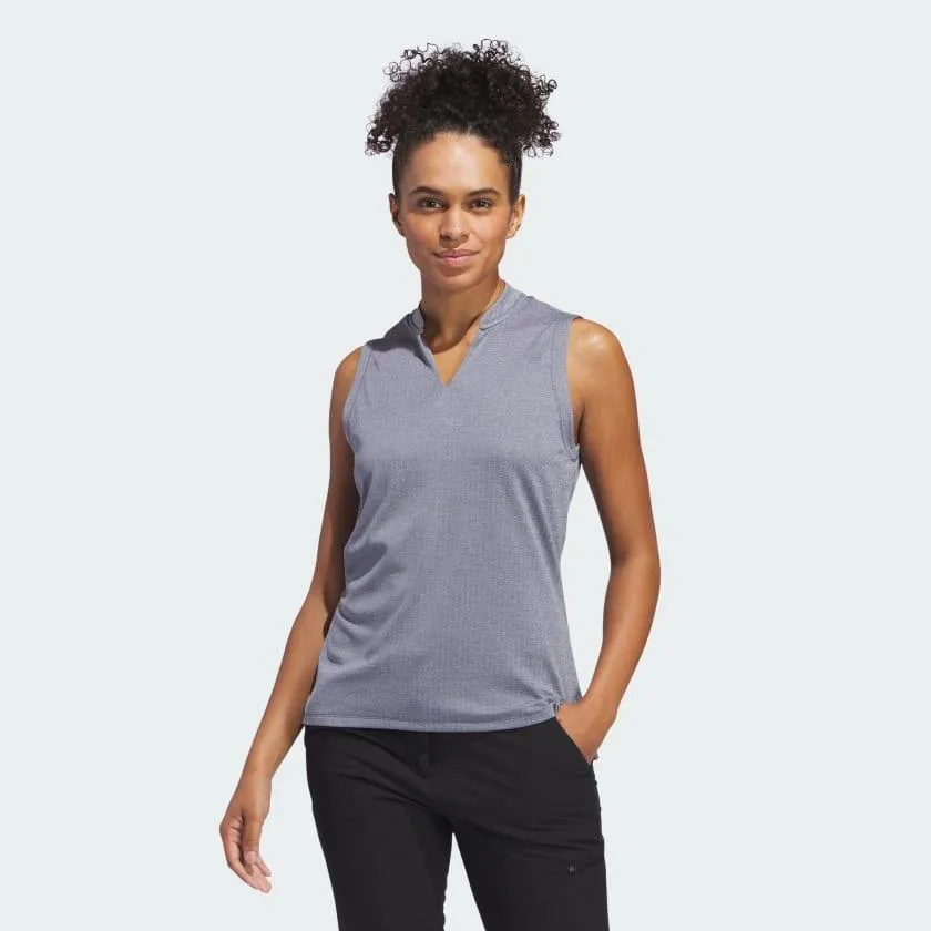 Ultimate365 Textured Sleeveless Polo Shirt