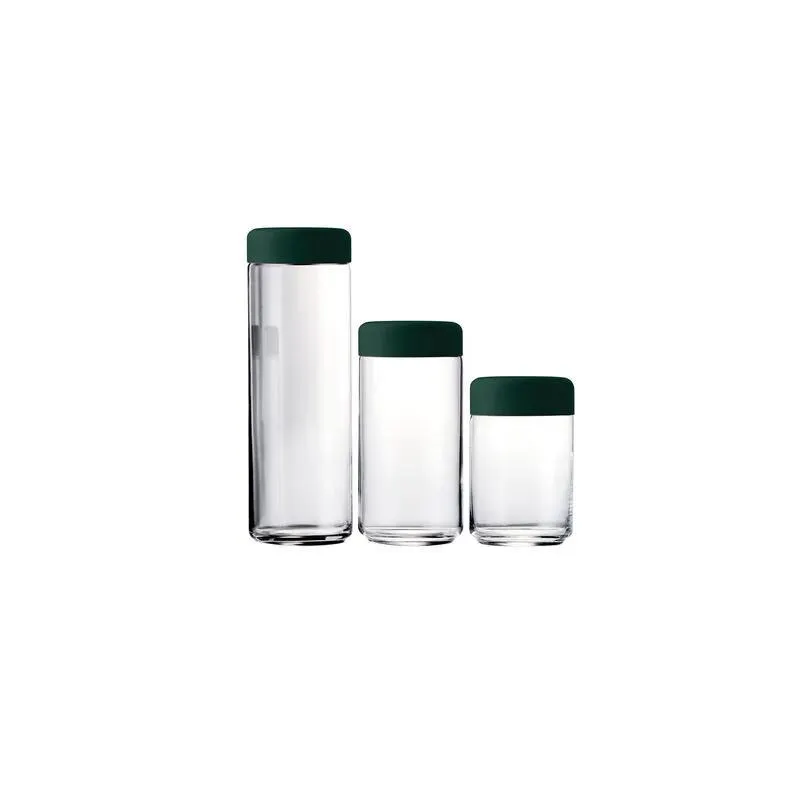 Atmosfera 3 Piece Food Container Urano in Materic Green
