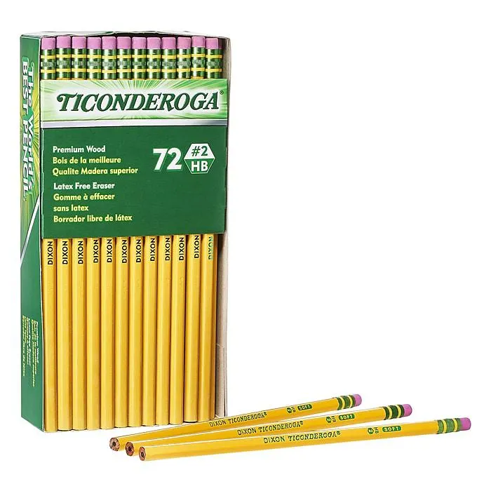 Ticonderoga The World's Best Pencil Wooden Pencil,