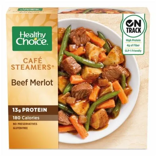 Healthy Choice Cafe Steamers Beef Merlot Frozen Meal