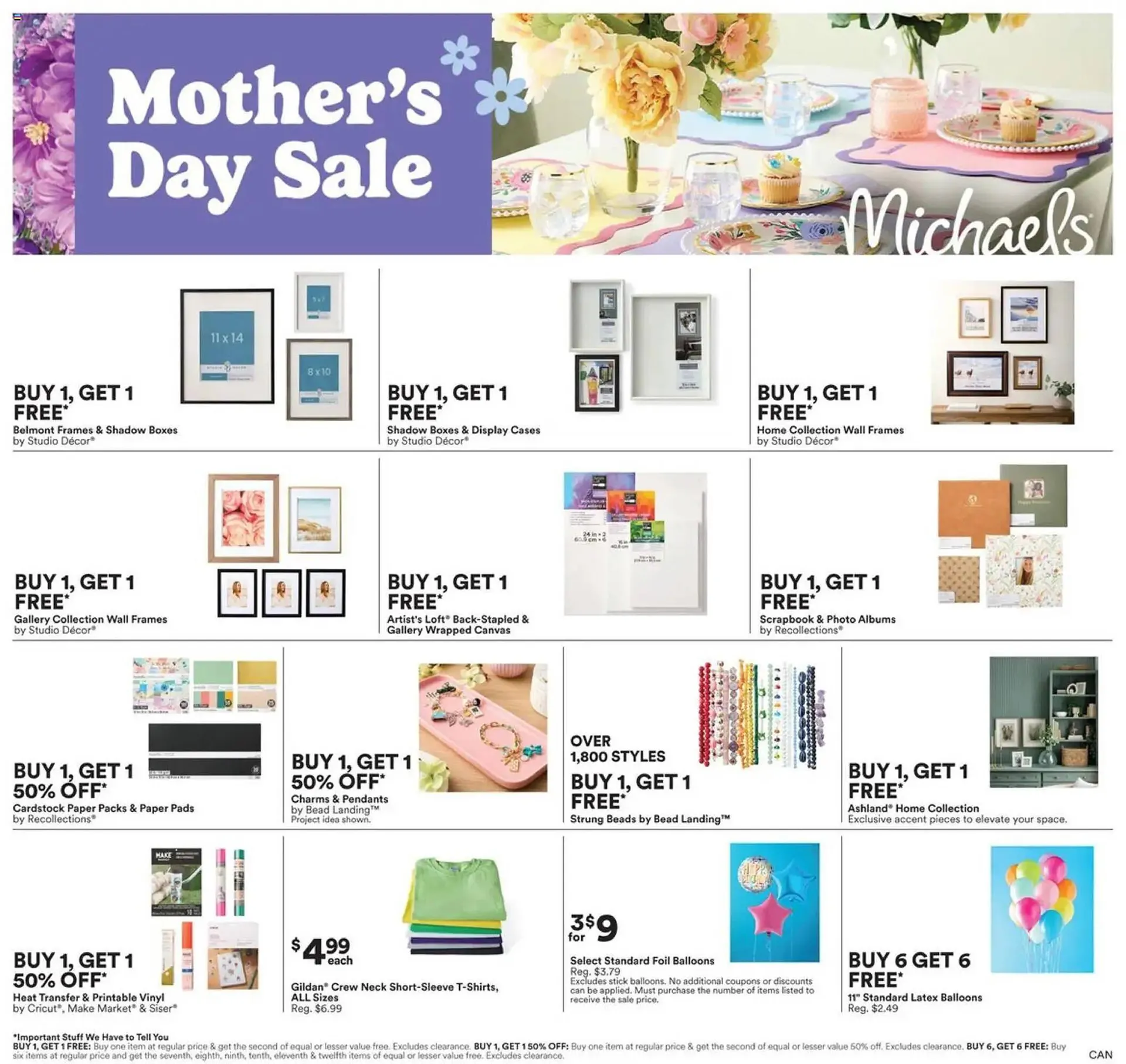 Weekly promotion Michaels weekly ad spanning from May 1 to May 8 2026 - Page 1 for Catalogue 365