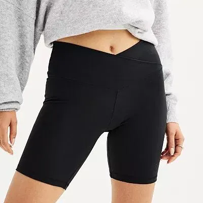 Juniors' SO® Sporty Crossover Bike Shorts